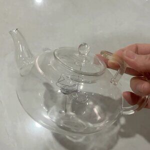 glass teapot